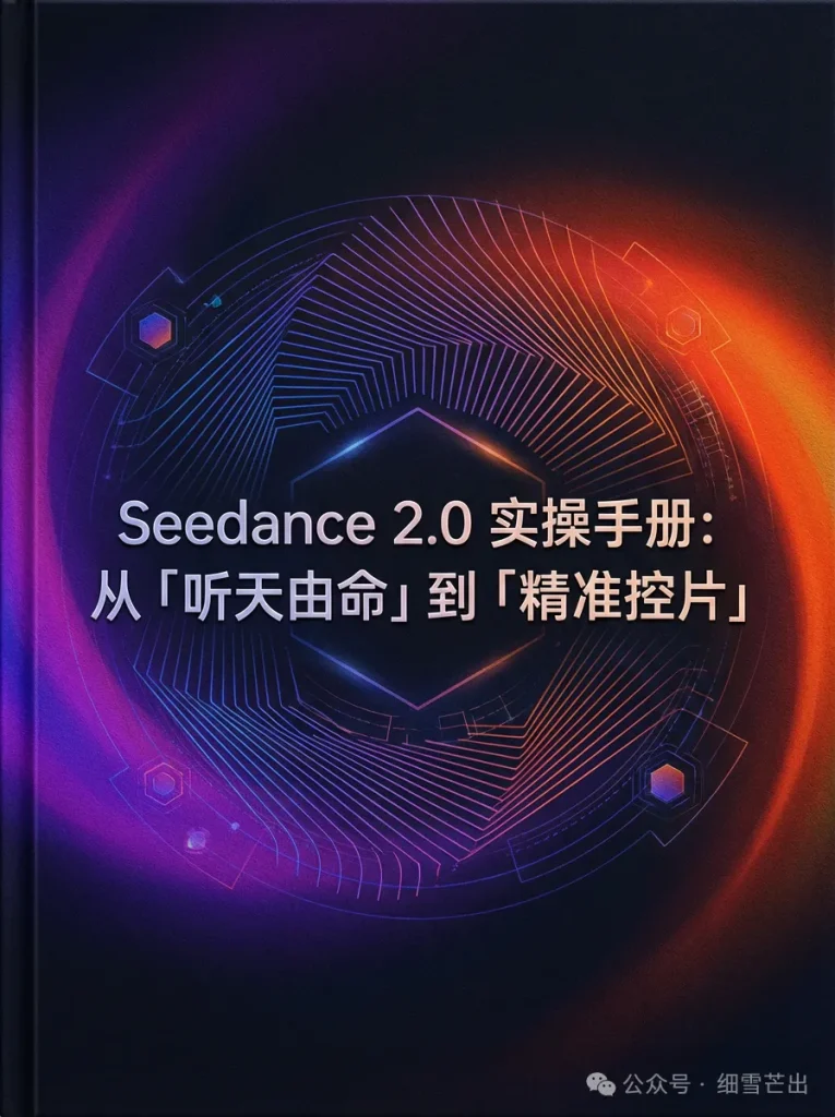 Seedance 2.0 实操手册：从「听天由命」到「精准控片」
