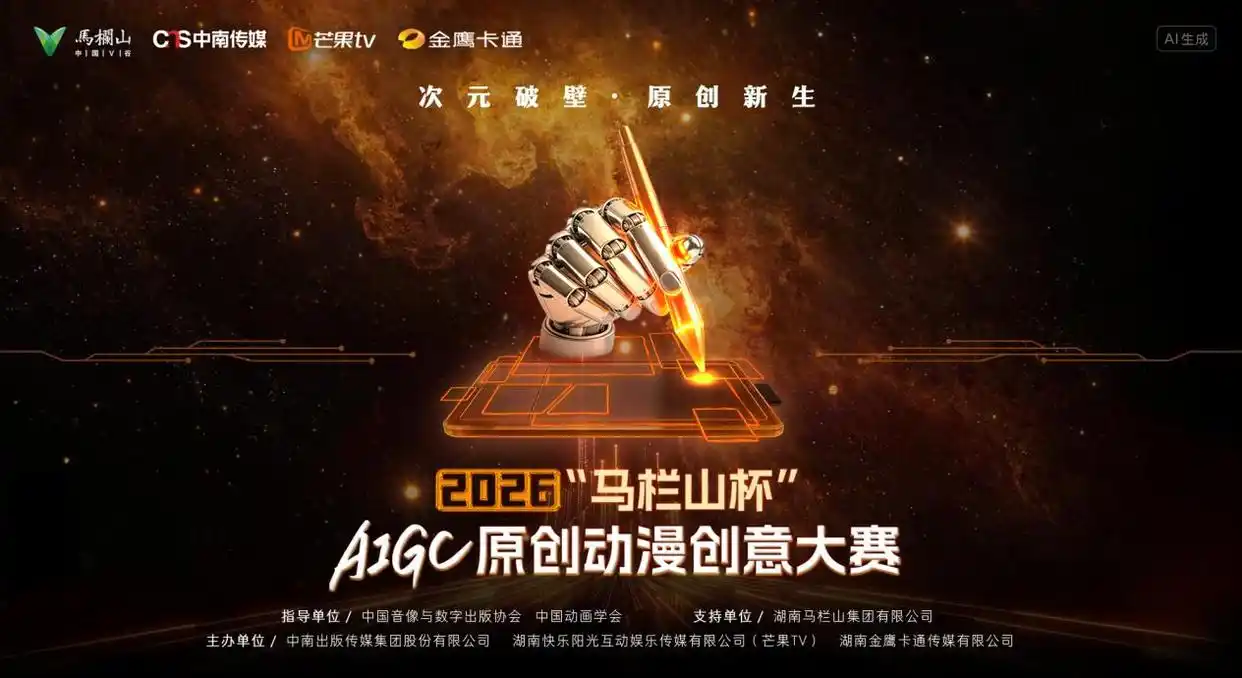 “马栏山杯”AIGC原创动漫创意大赛（2026 3.20-5.5)