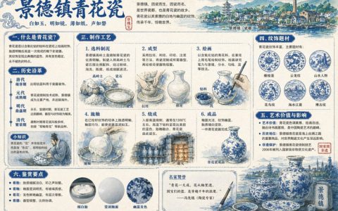 GPT-image-2 ｜景德镇青花瓷解说图